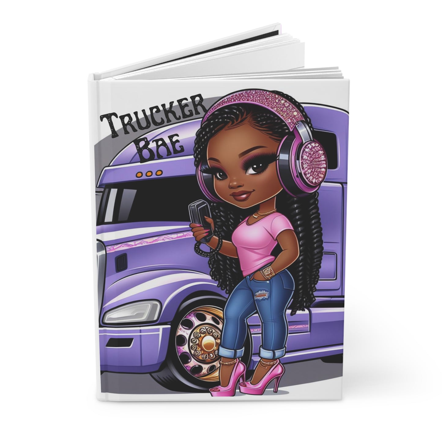 Trucker Bae Hardcover Journal