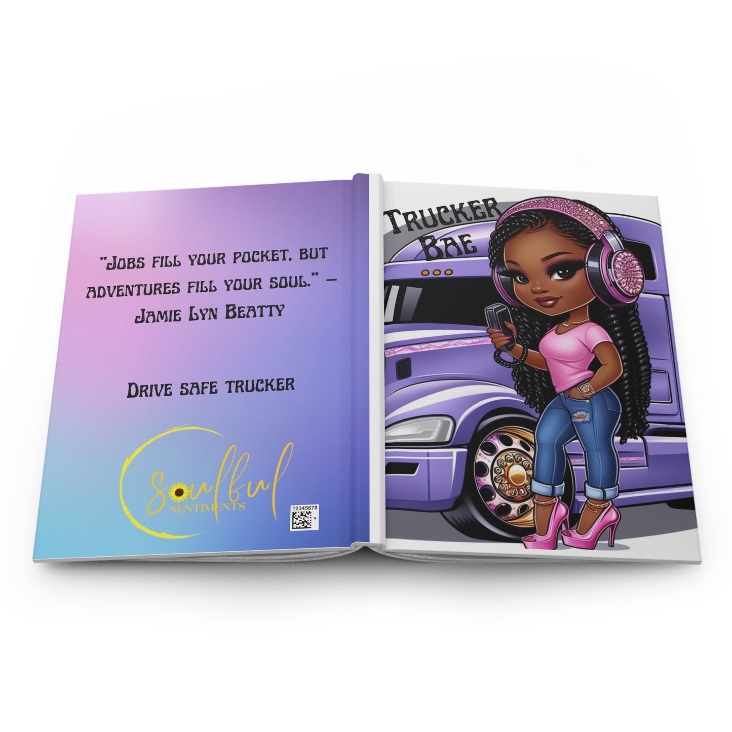 Trucker Bae Hardcover Journal