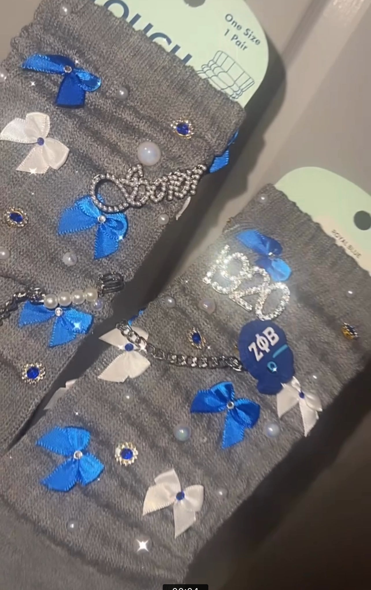 Zeta Phi Beta Junk Socks