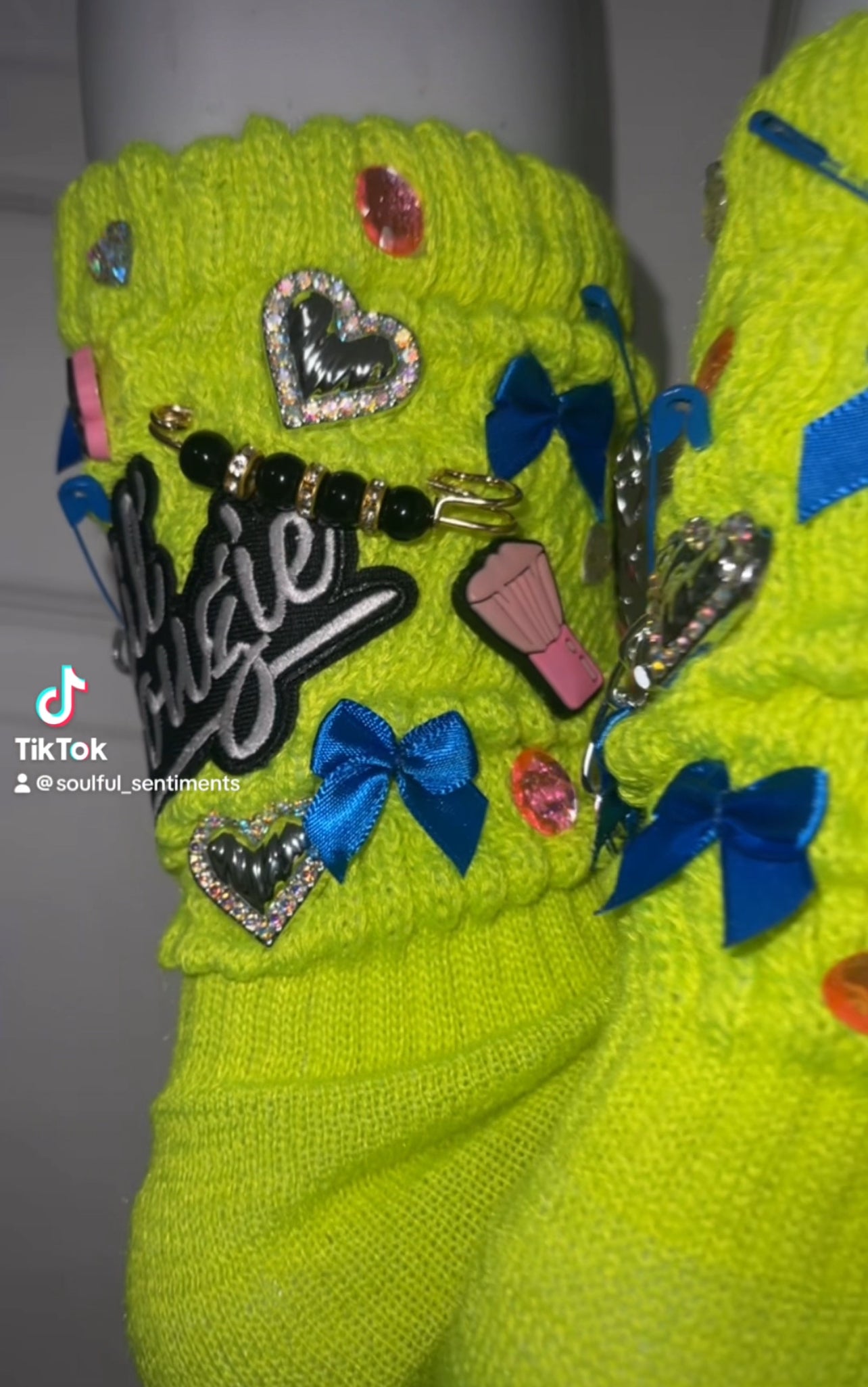 Pretty Girl Neon Junk Socks