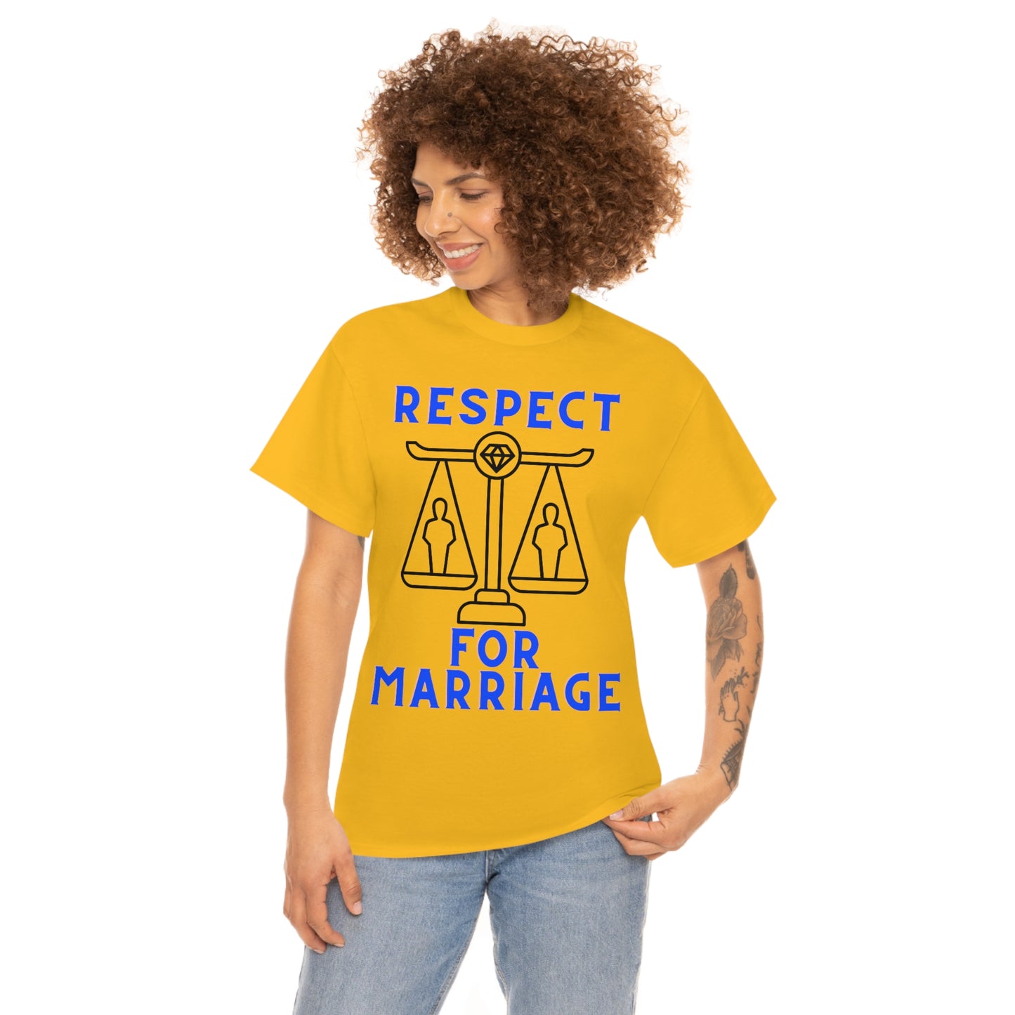 Unisex Respect For Marriage Heavy Cotton Tee