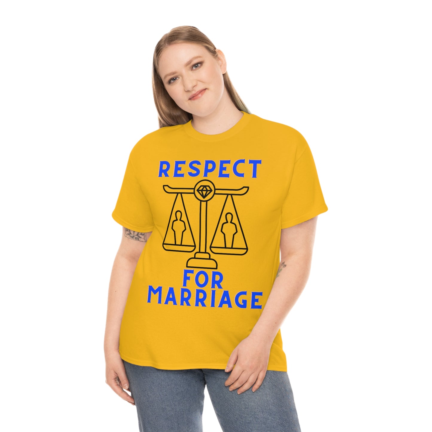 Unisex Respect For Marriage Heavy Cotton Tee