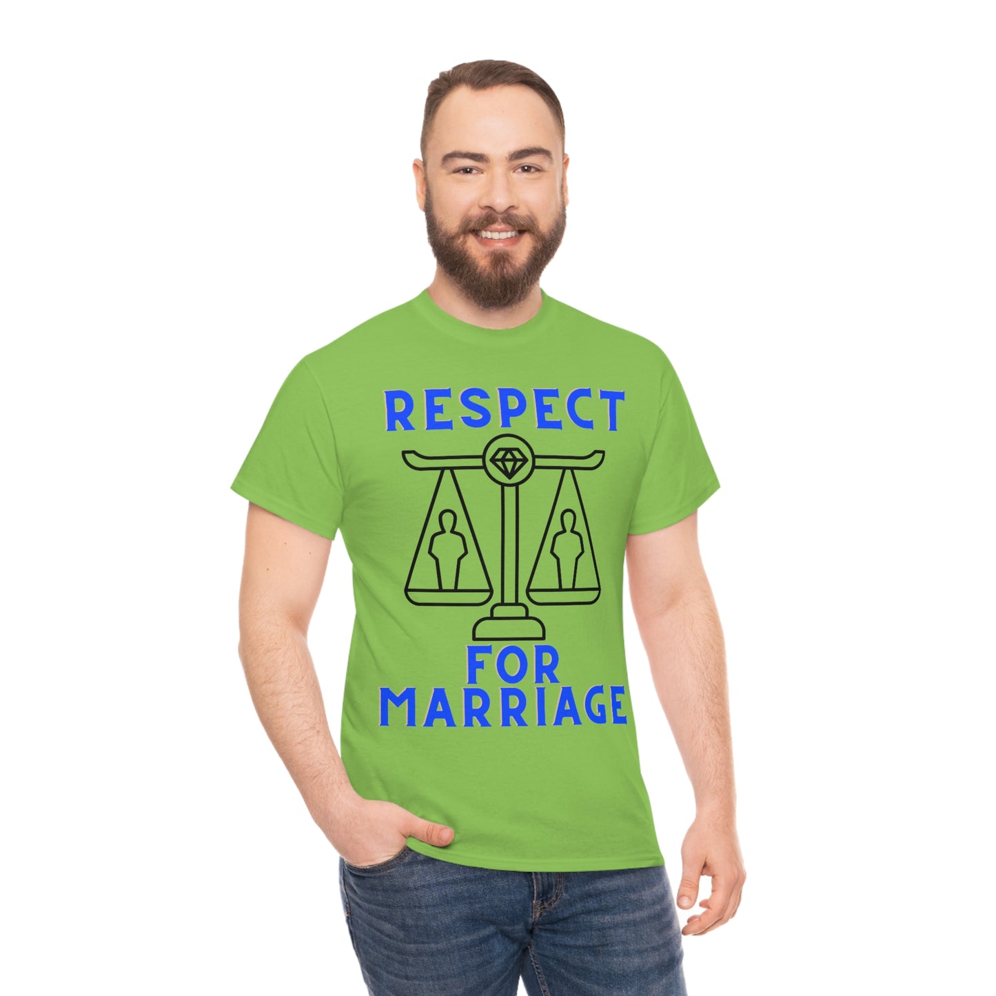 Unisex Respect For Marriage Heavy Cotton Tee