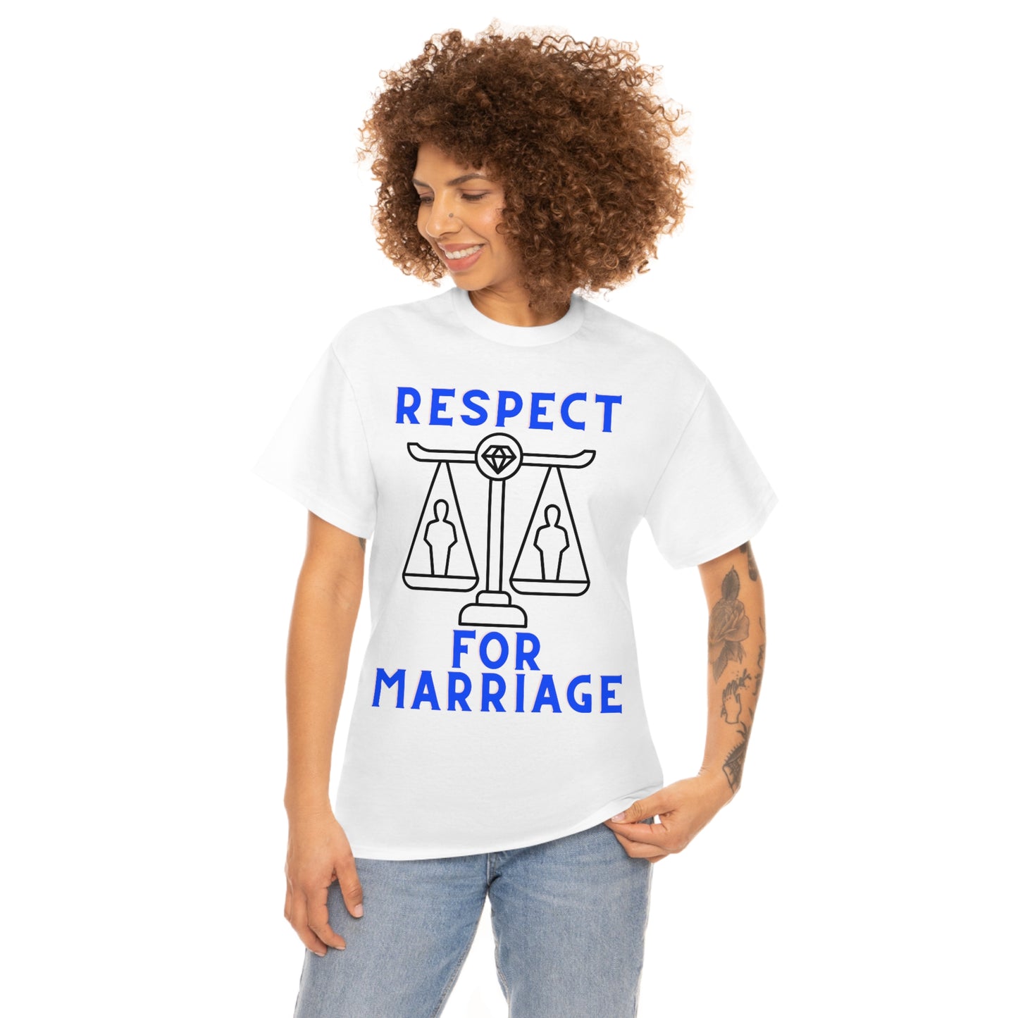 Unisex Respect For Marriage Heavy Cotton Tee