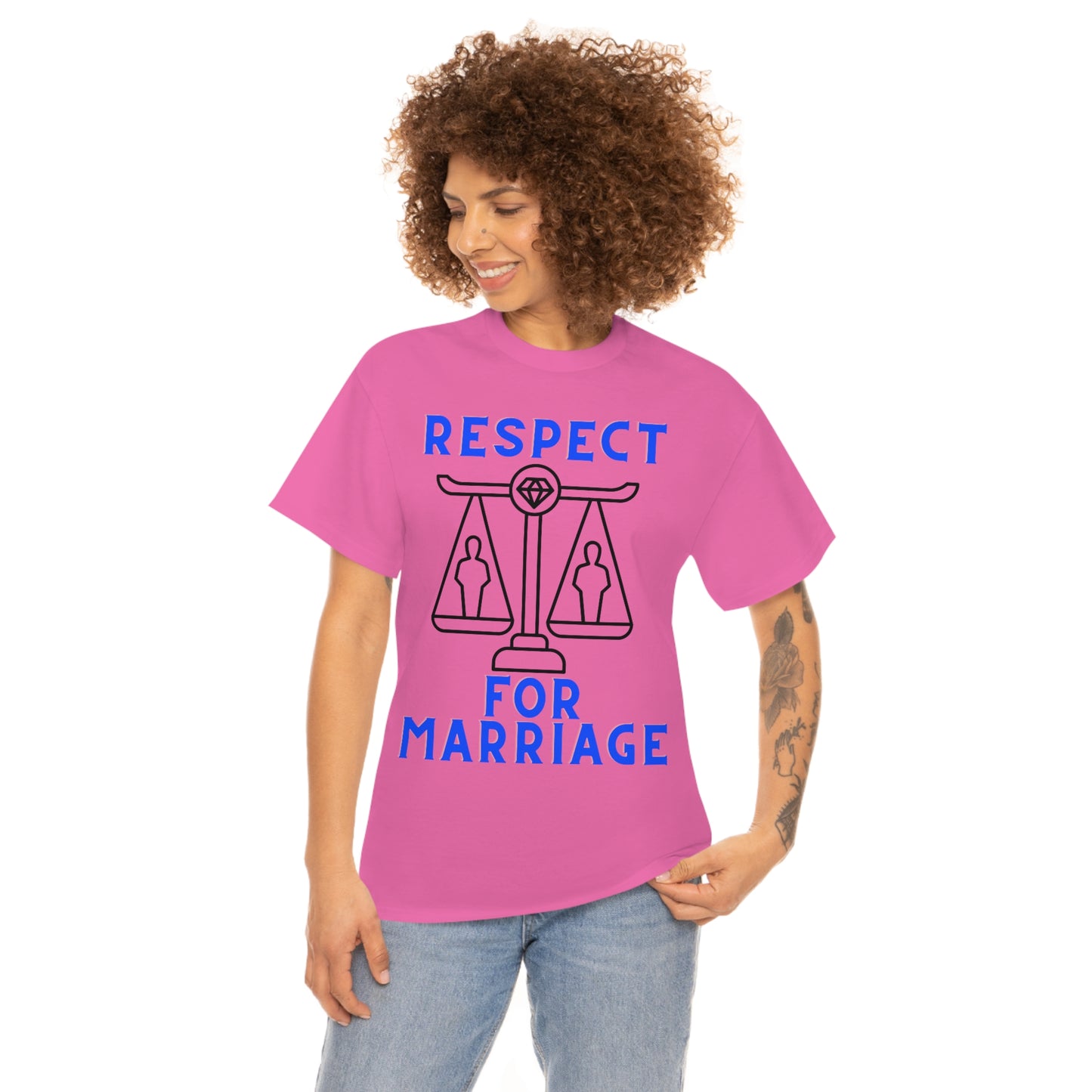 Unisex Respect For Marriage Heavy Cotton Tee