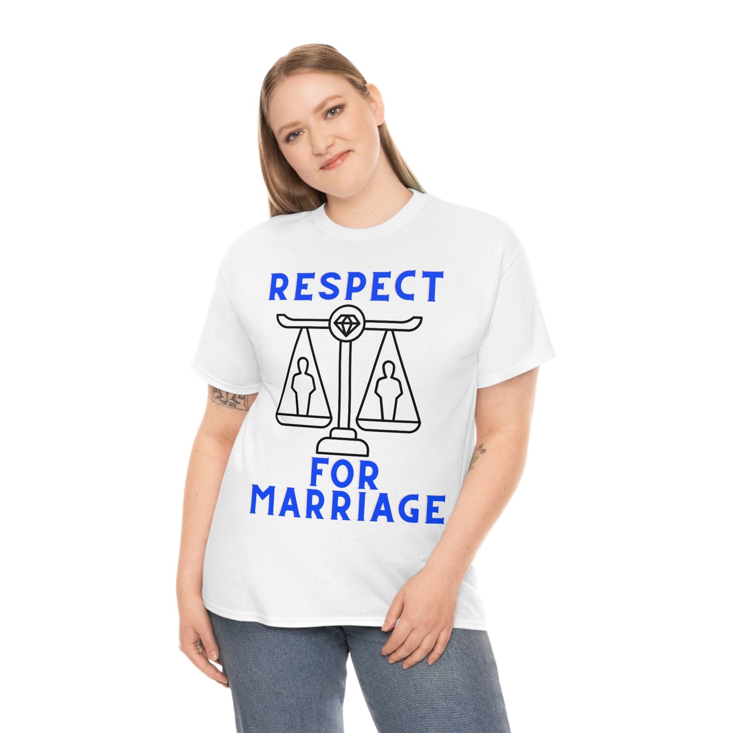 Unisex Respect For Marriage Heavy Cotton Tee