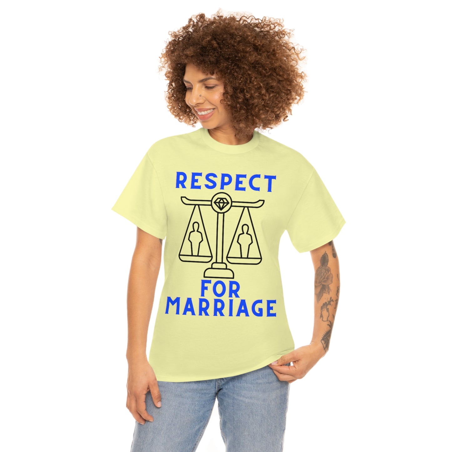 Unisex Respect For Marriage Heavy Cotton Tee