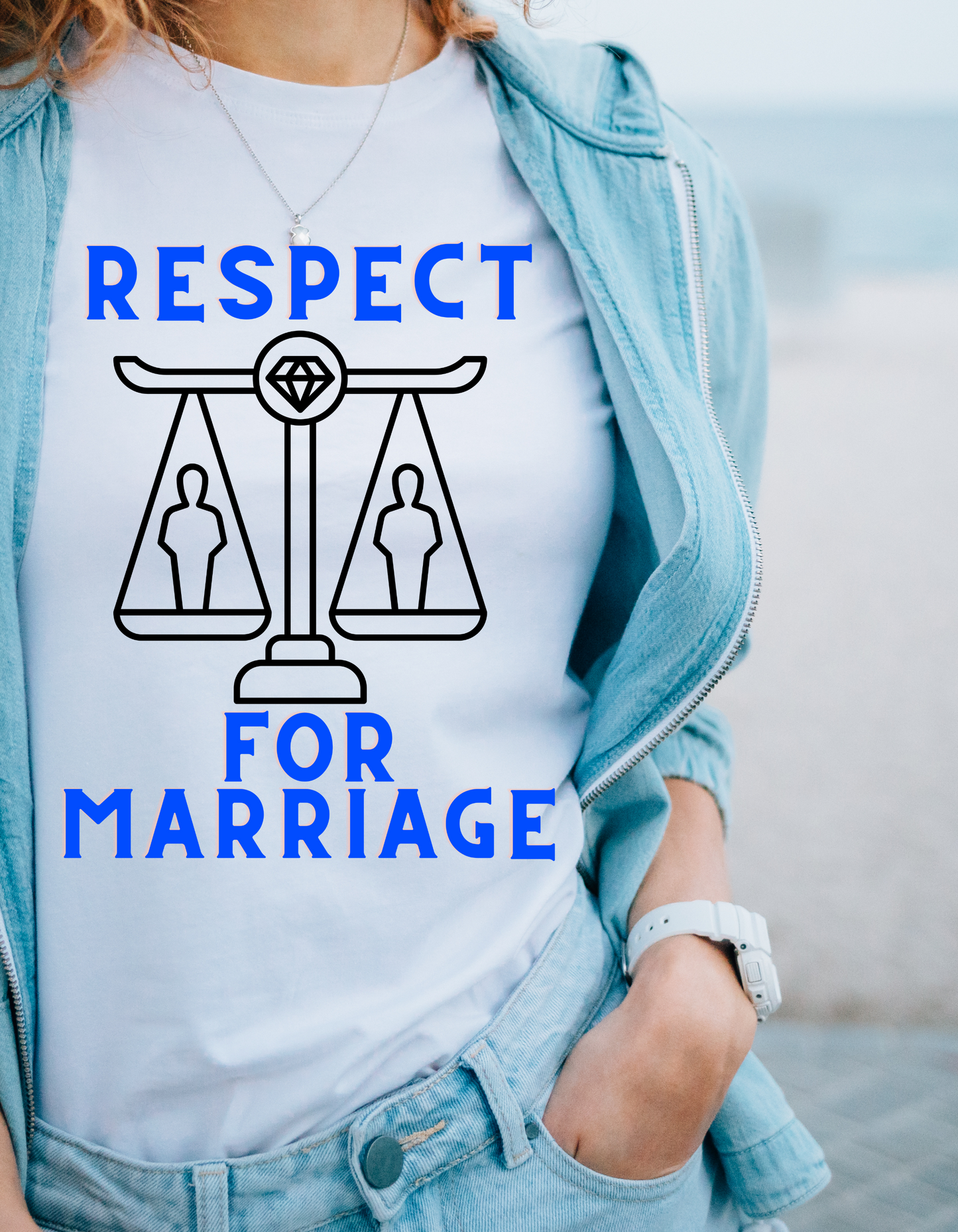 Unisex Respect For Marriage Heavy Cotton Tee