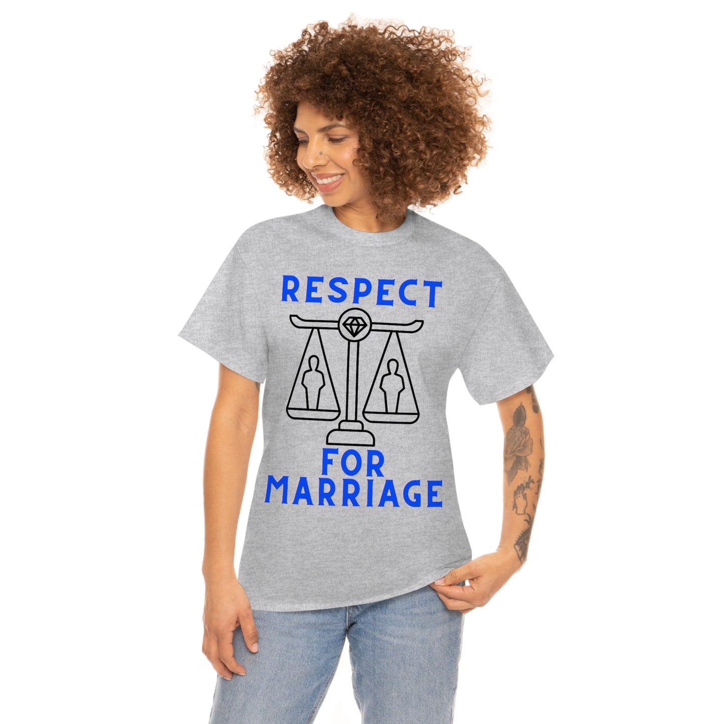 Unisex Respect For Marriage Heavy Cotton Tee