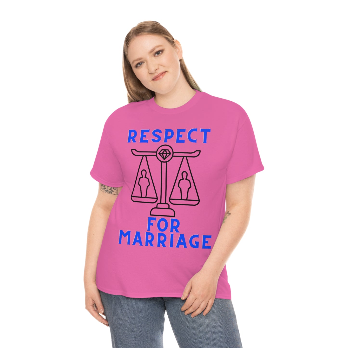 Unisex Respect For Marriage Heavy Cotton Tee