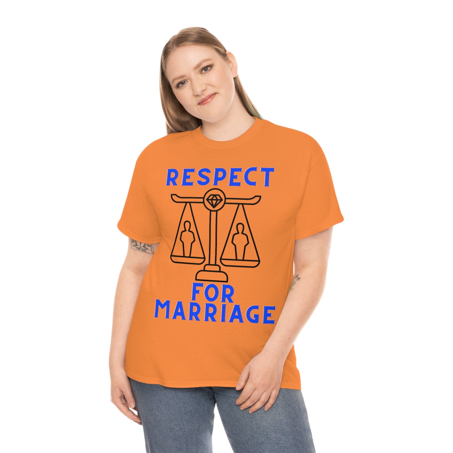 Unisex Respect For Marriage Heavy Cotton Tee