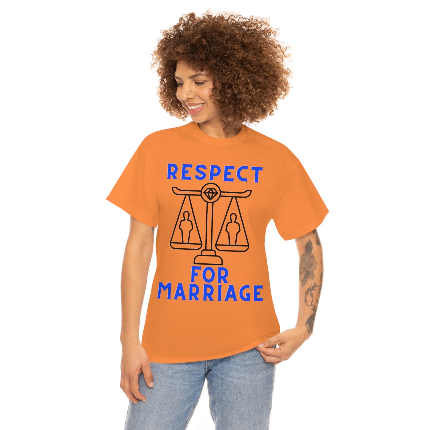 Unisex Respect For Marriage Heavy Cotton Tee